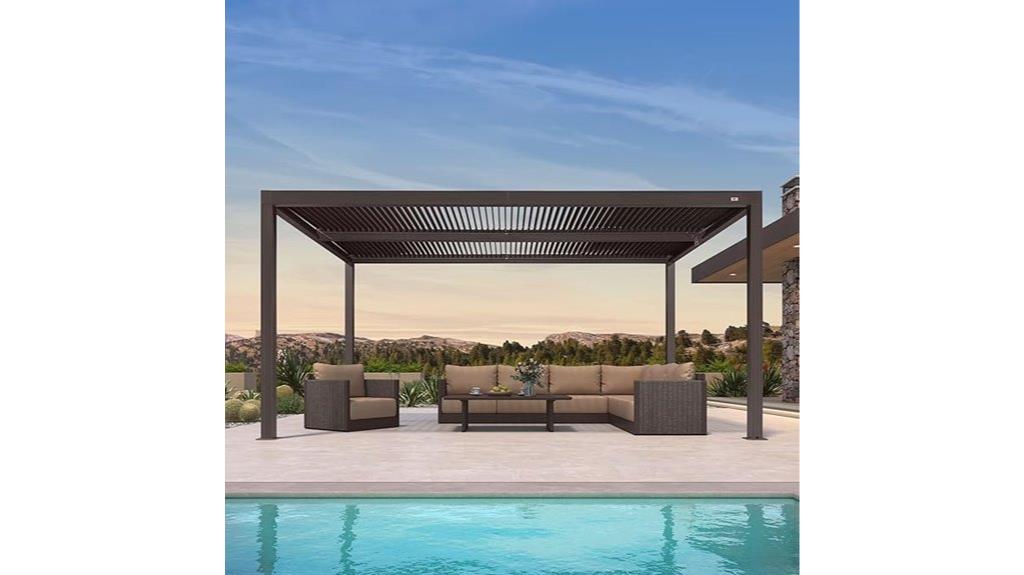 adjustable canopy outdoor gazebo