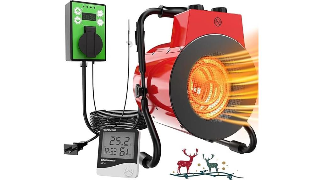adjustable outdoor greenhouse heater