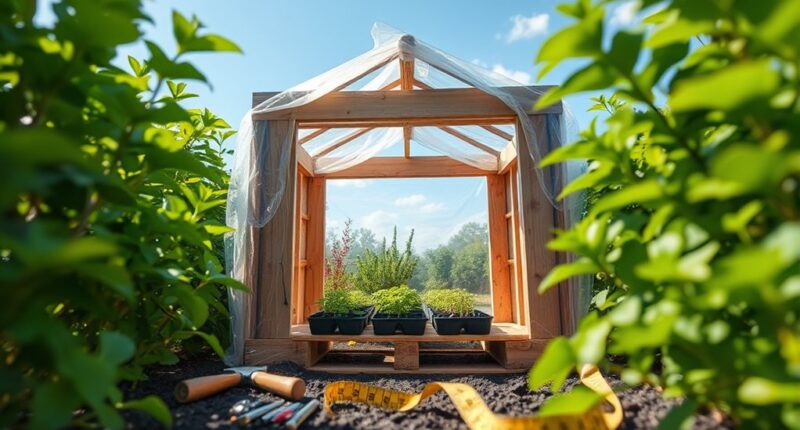 affordable homemade greenhouse project