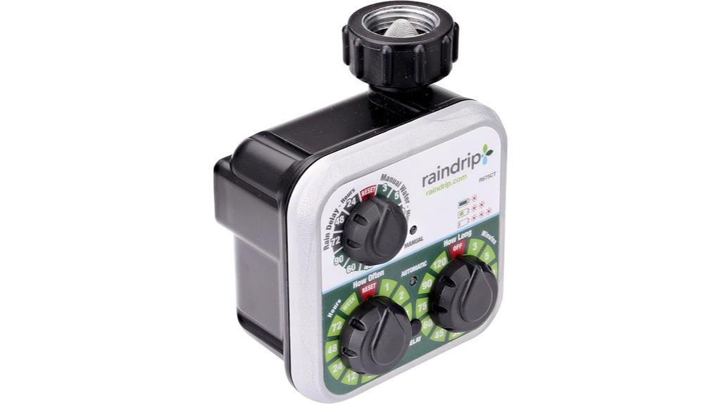 analog sprinkler timer system