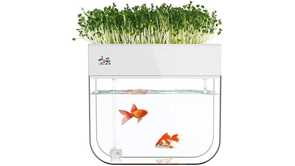 aquaponic hydroponic growing system