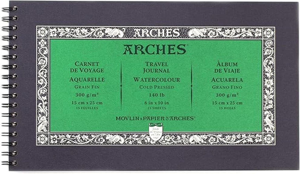 arches watercolor travel journal