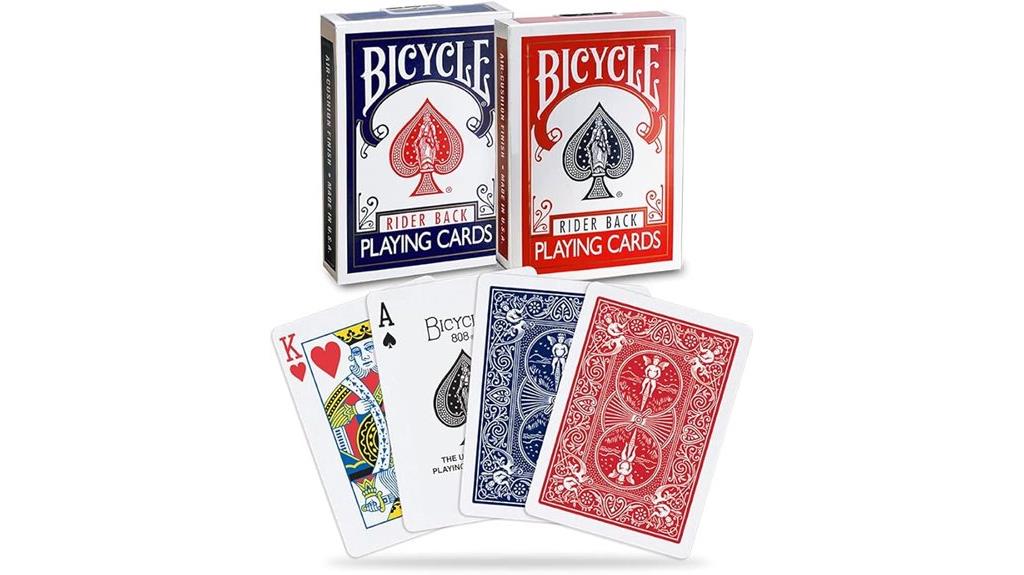 bicycle rider playing cards