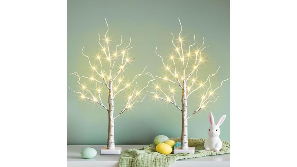 birch tree led easter