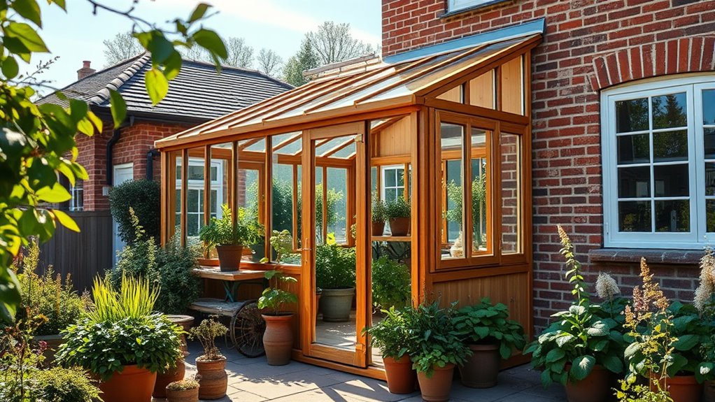 build a greenhouse attachment