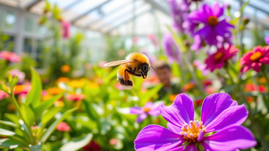 bumblebees enhance flower reproduction