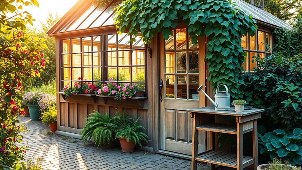 charming garden structures for plants