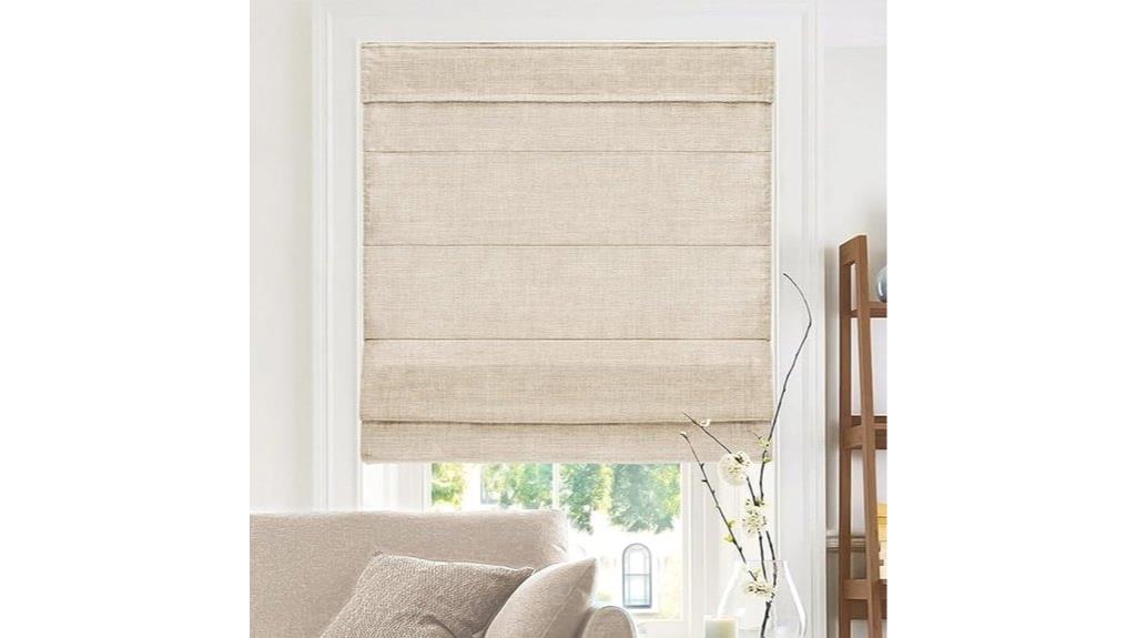 chicology roman shades size