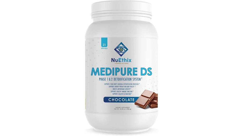 chocolate detox supplement system