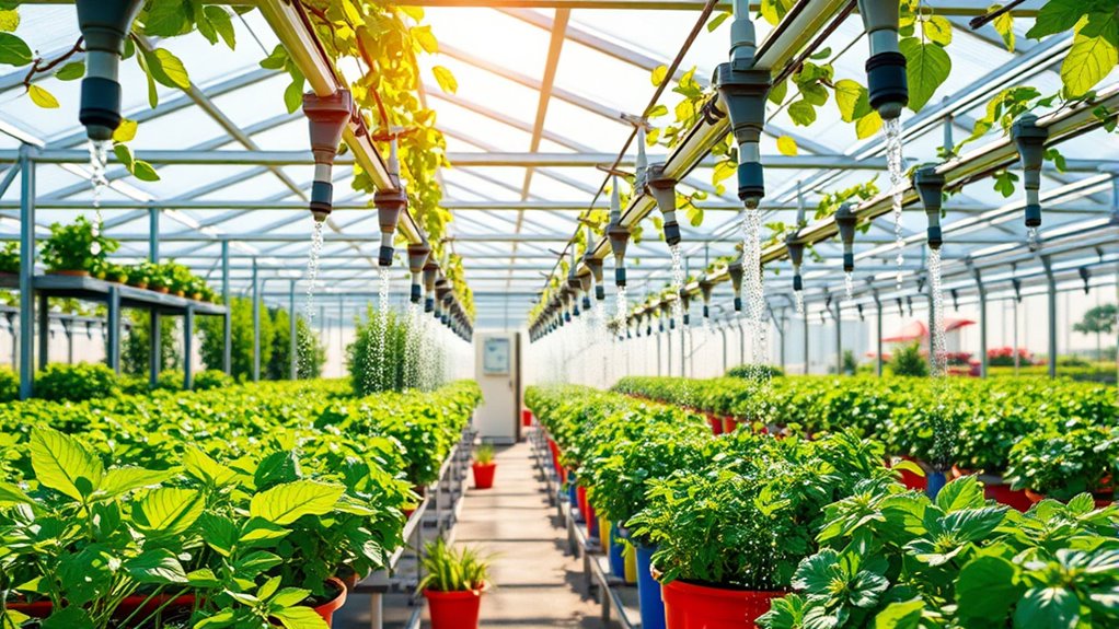 choosing greenhouse watering systems