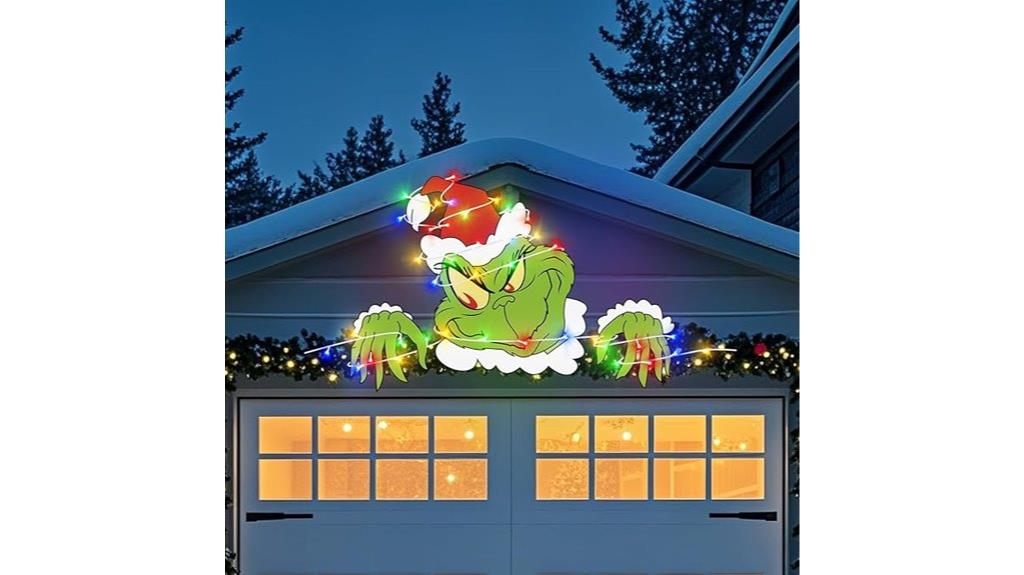 christmas fence decorations set