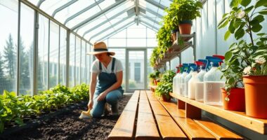 clean and sanitize greenhouse
