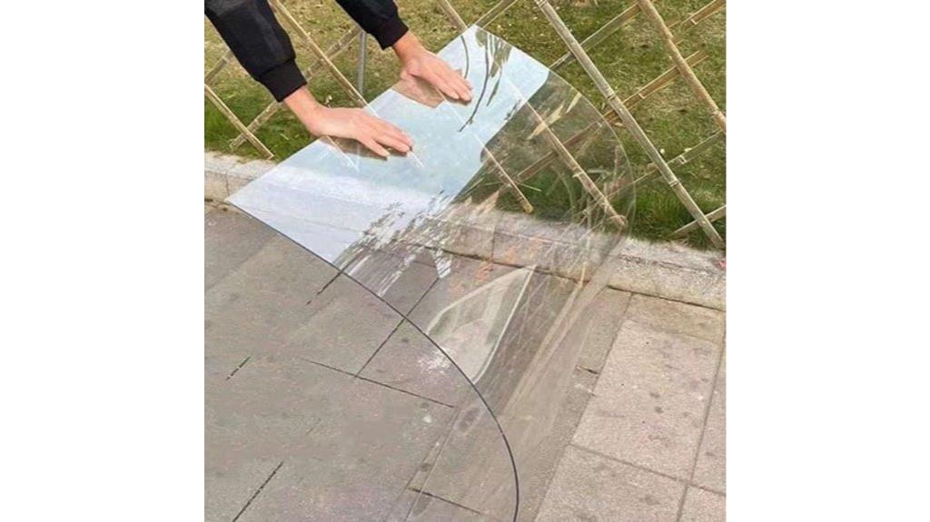 clear polycarbonate roof panels