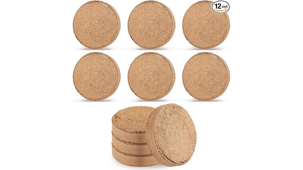coconut coir composting disks