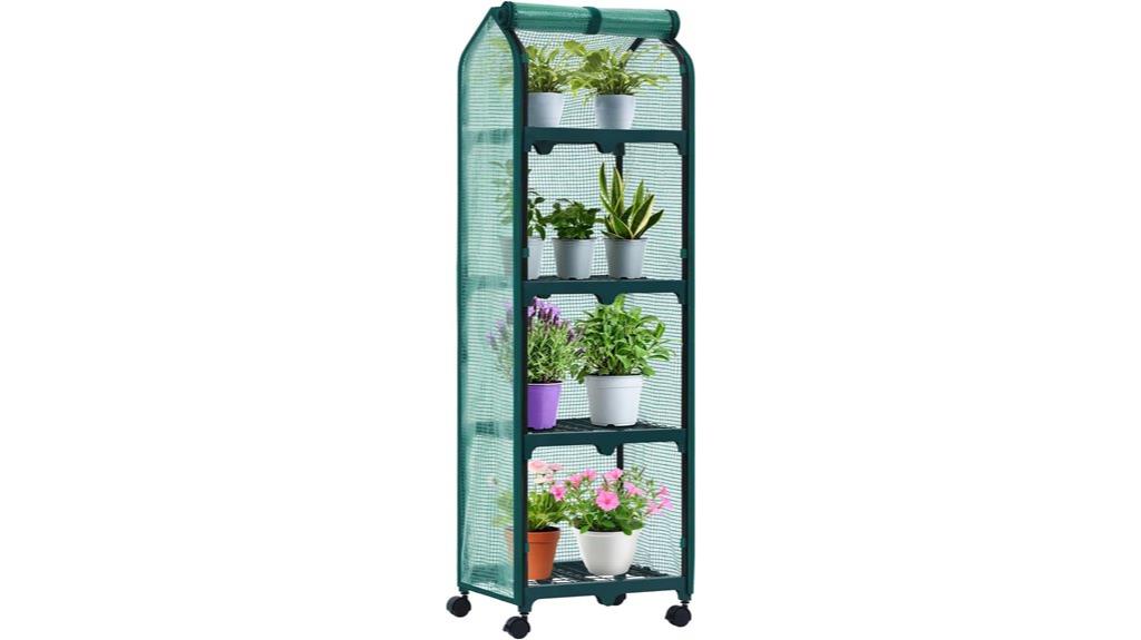 compact indoor outdoor greenhouse