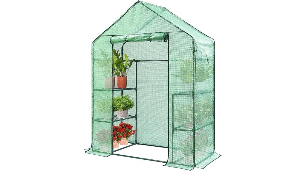 compact outdoor plant shelter