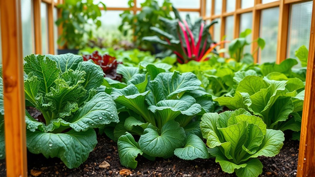 cool weather leafy greens