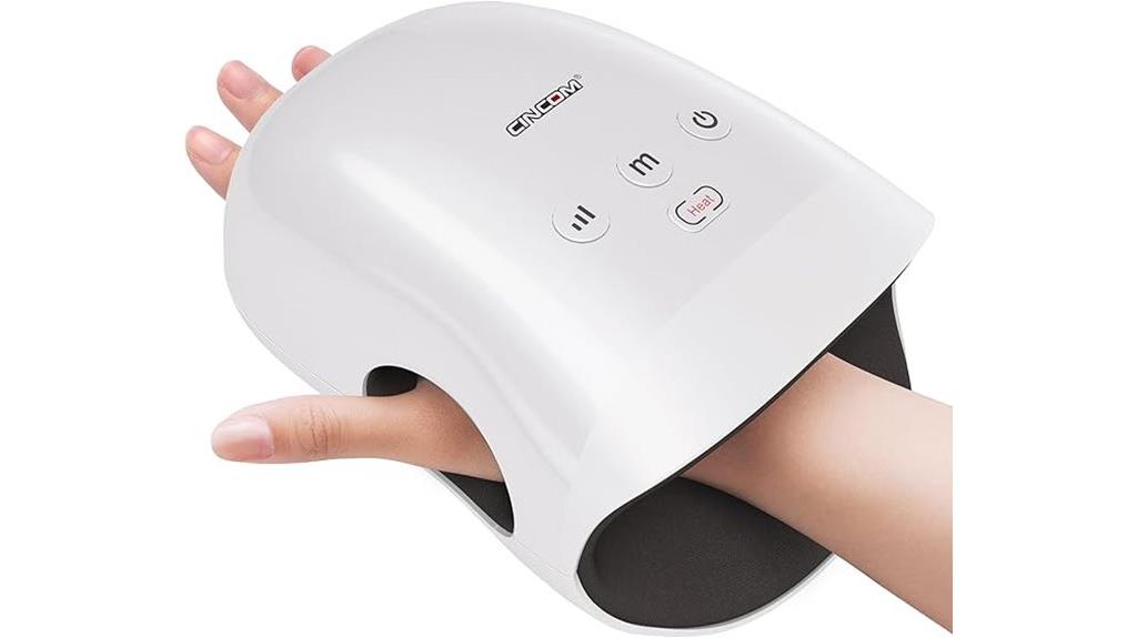 cordless heated hand massager