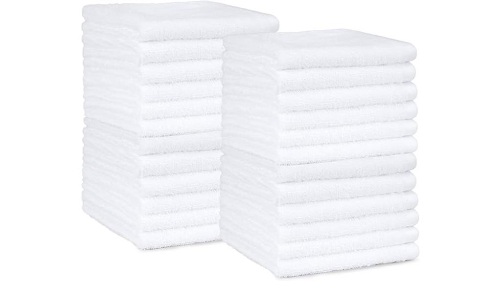 cotton washcloths bulk pack