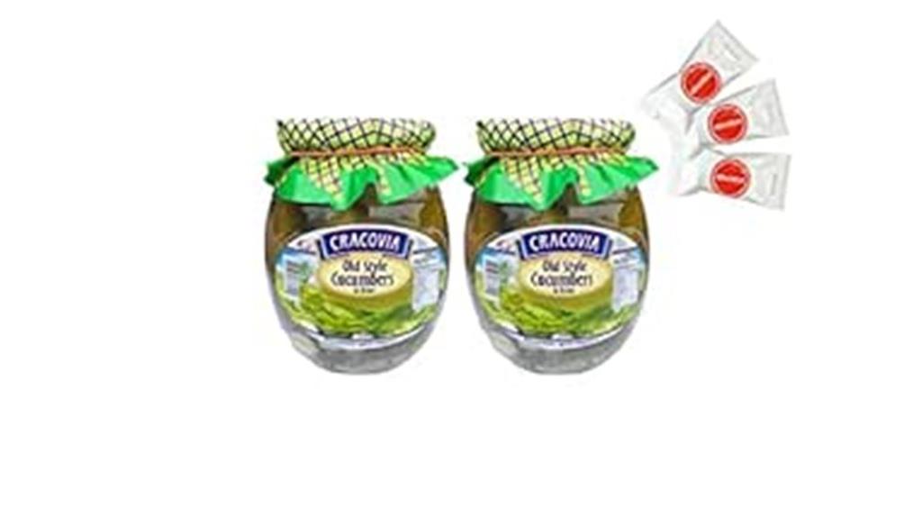 cucumbers in brine pack