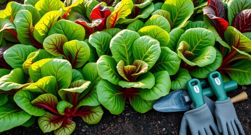 cultivating swiss chard tips