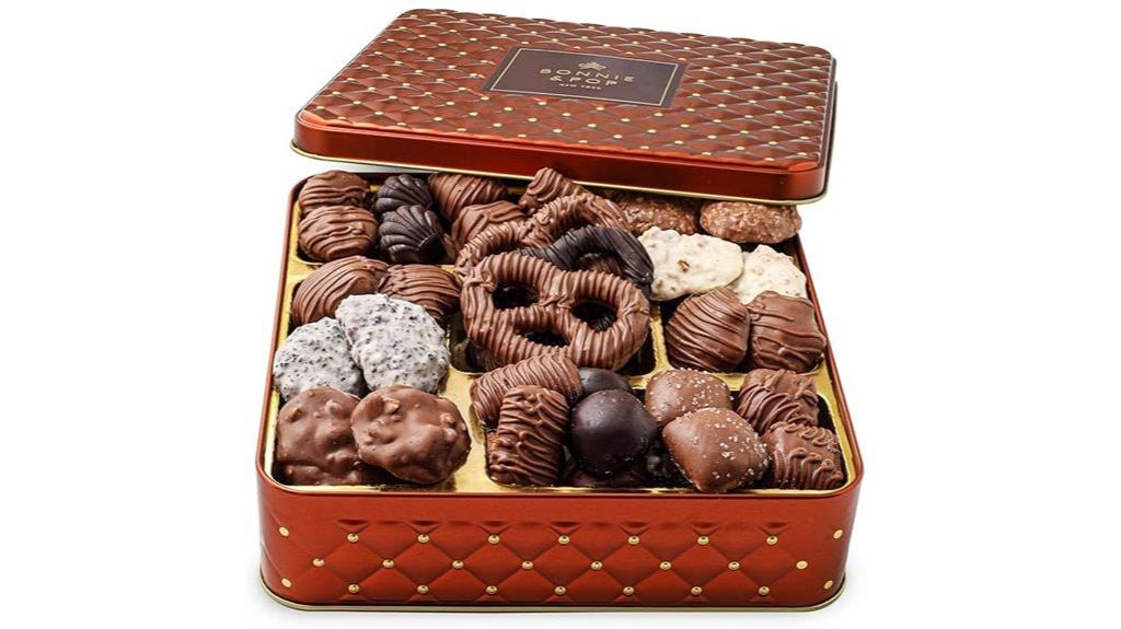 delicious chocolate gift basket