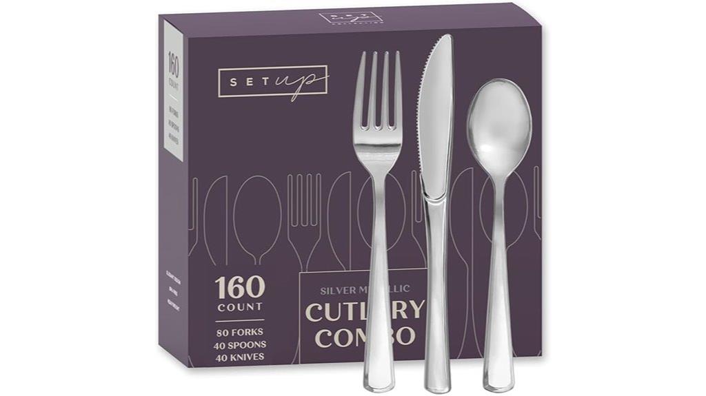 disposable silverware for events