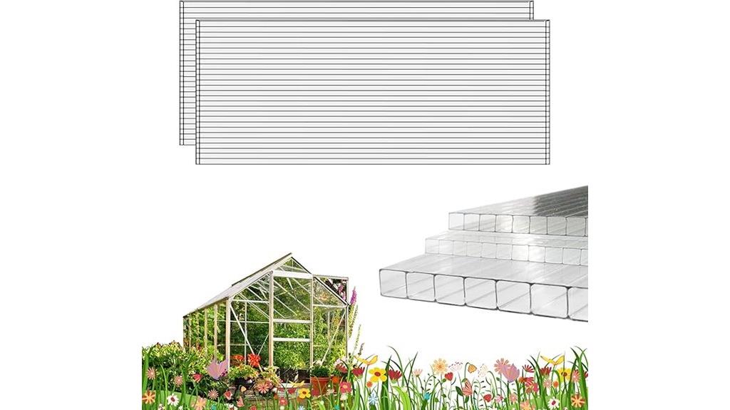 double layer polycarbonate panels