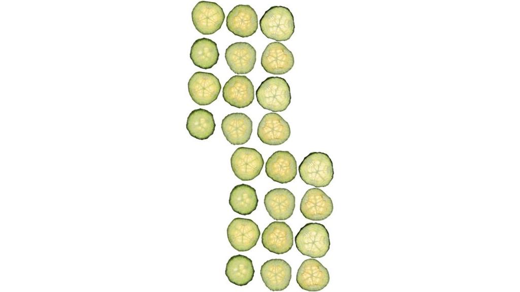 dried cucumber slices for crafting