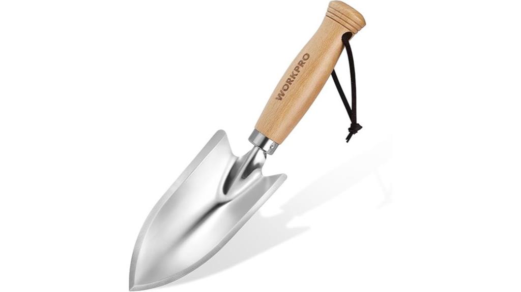 durable stainless steel trowel