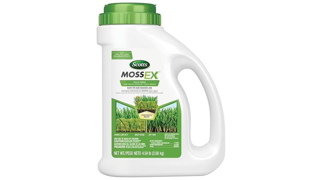 effective lawn moss treatment