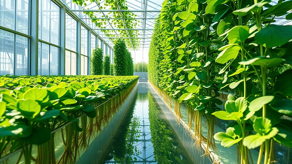 efficient soil less plant growth