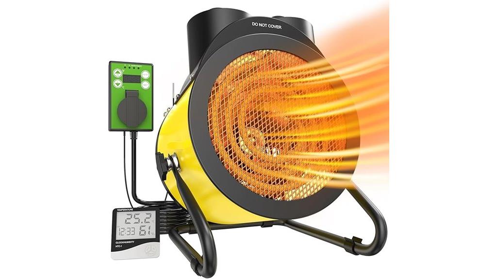 electric greenhouse heater thermostat