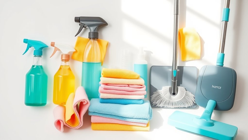 essential cleaning supplies list