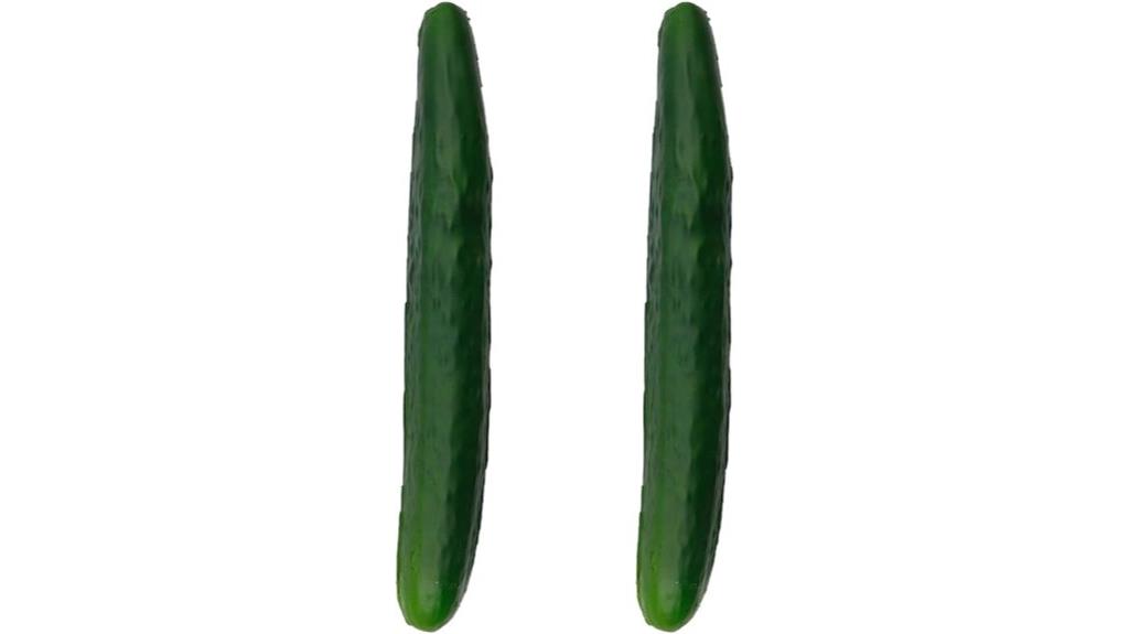 faux cucumber decorative props