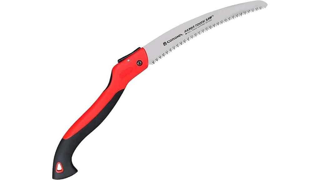 folding saw with razor teeth