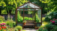 freestanding greenhouse garden plans
