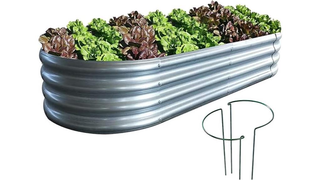galvanized outdoor planter box