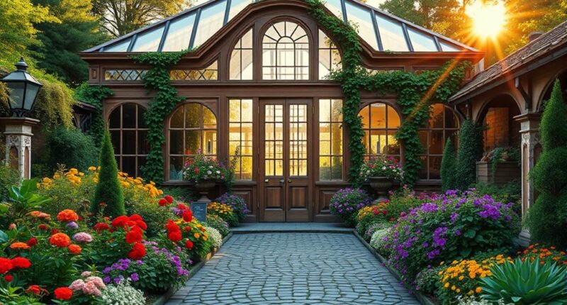 georgian greenhouse garden styles