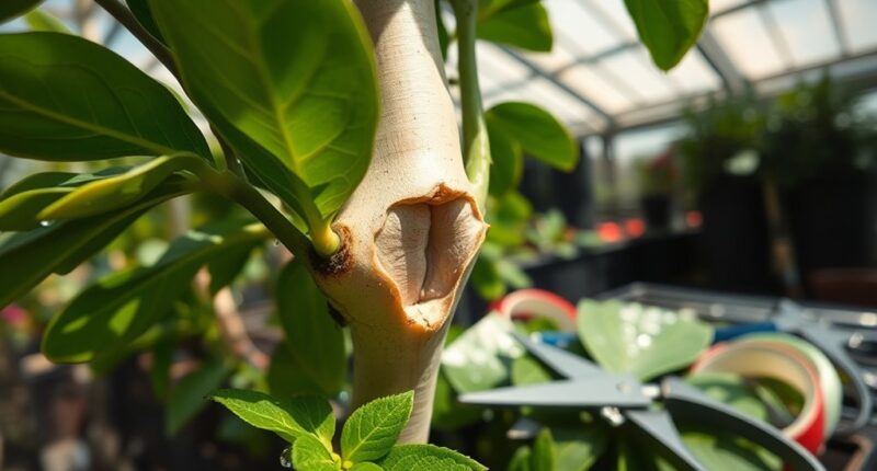grafting methods for greenhouse plants