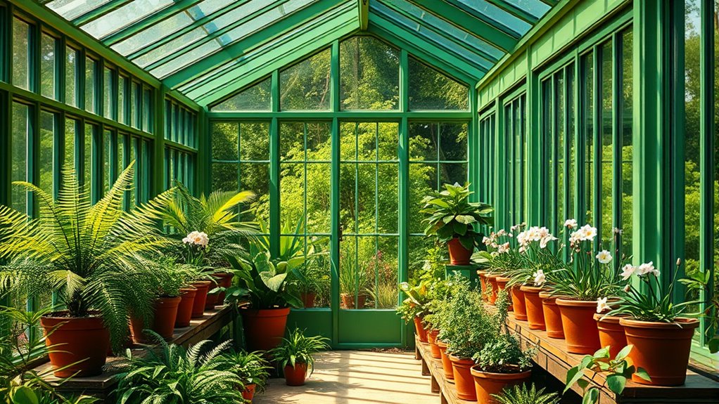 greenhouse color scheme ideas