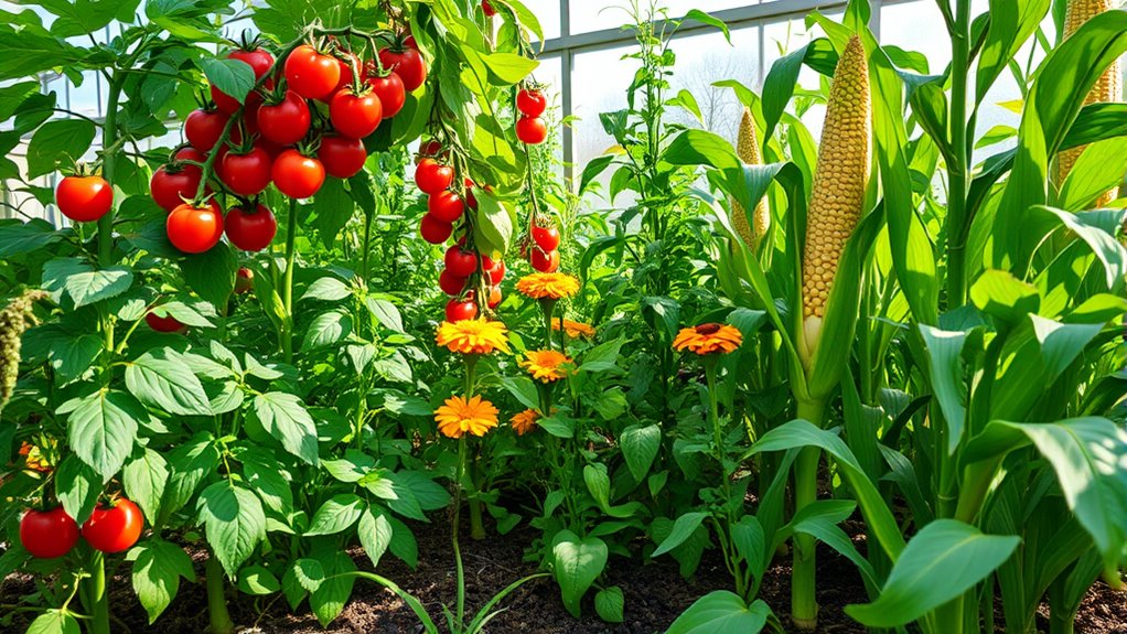 greenhouse companion planting strategies