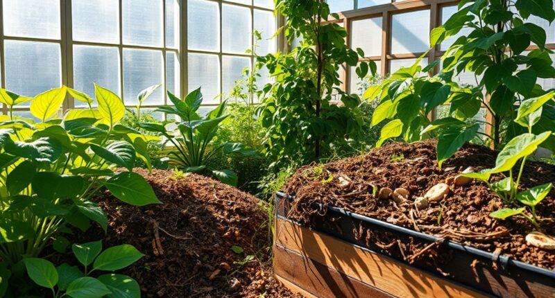 greenhouse composting advantages disadvantages