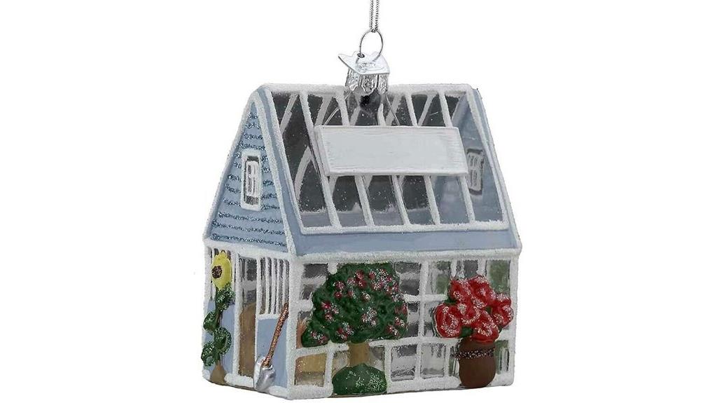 greenhouse glass ornament decoration