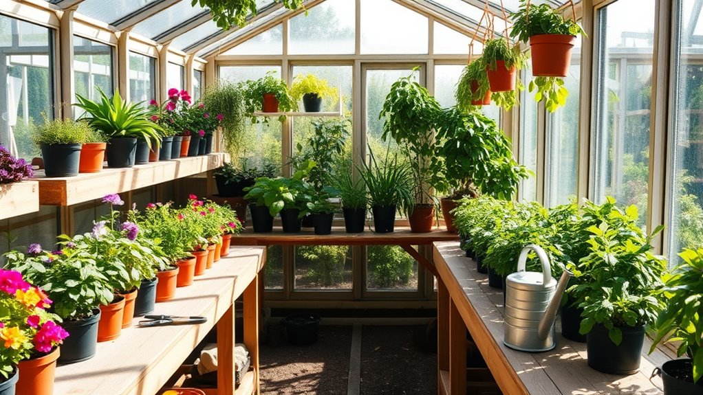 greenhouse organization and maintenance