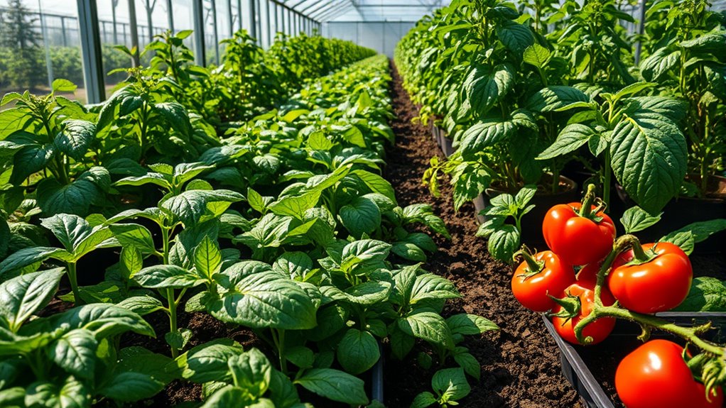 greenhouse produce nutritional deficiency