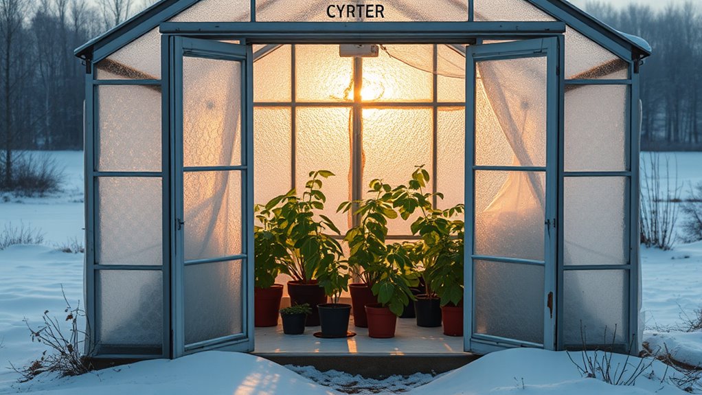 greenhouse thermal insulation needed