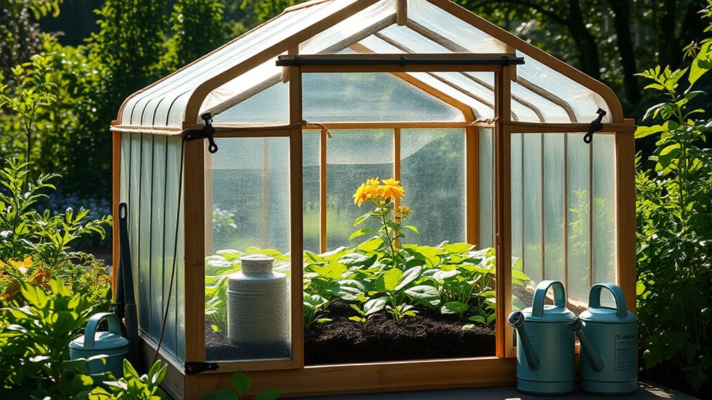 greenhouse upkeep and management