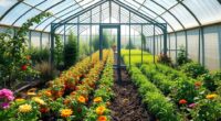 greenhouses enhance garden growth