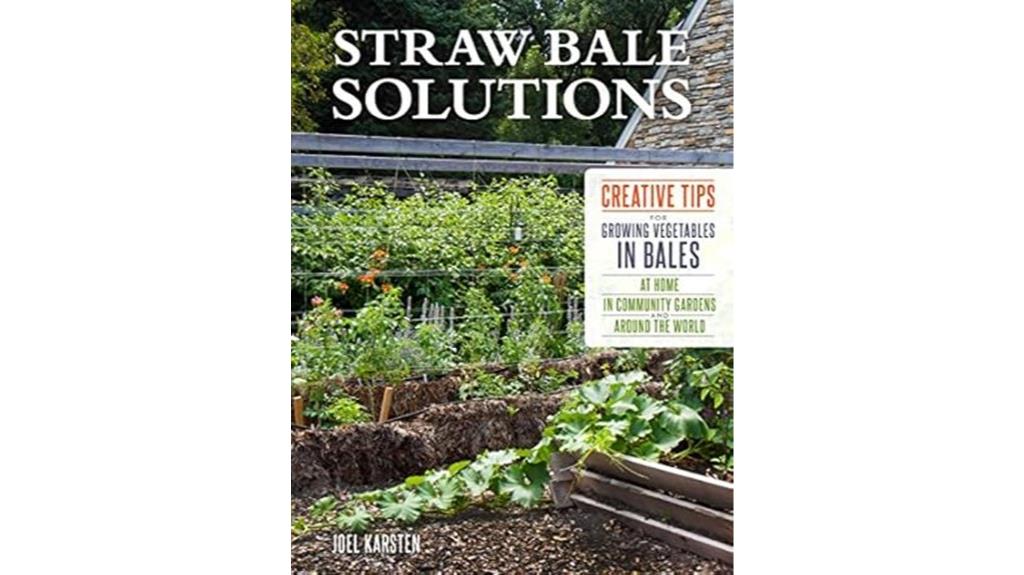 growing vegetables in bales